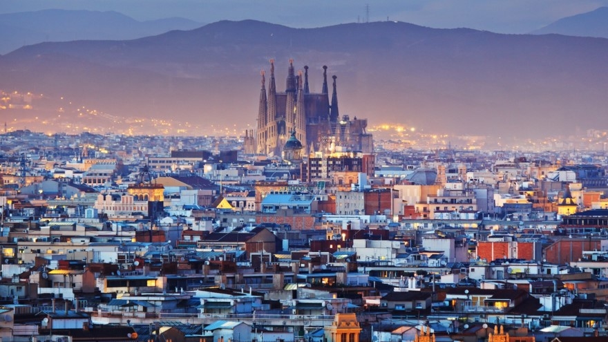 Barcelona y el Tango visto desde el aire